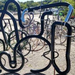 creative pipe bike racks for sale