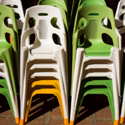 Painted Plastic Chairs