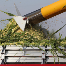 corn silage cutting machine