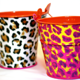 animal print buckets