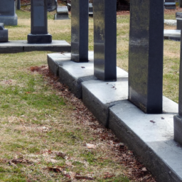 grey granite headstones