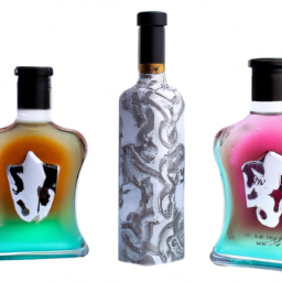 custom frosted liquor bottles