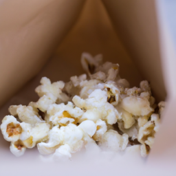 microwaving popcorn in a paper bag