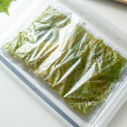 Vacuum Packing Houba Leaves For Sushi Product