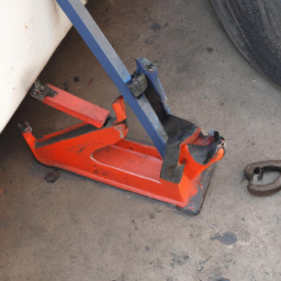 rotating tyre clamp