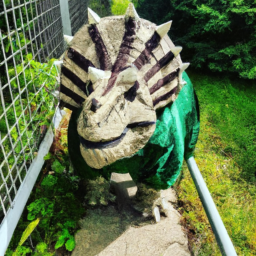 Realistic Ankylosaurus costume