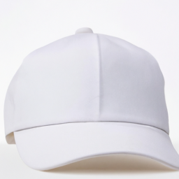 plain white fitted hat