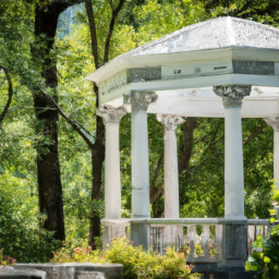 garden outdoor marble gazebo