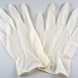 white nitrile gloves