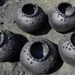 Graphite smelting crucibles