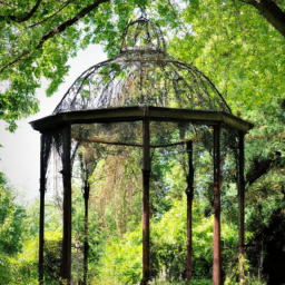 garden wrought iron gazebo