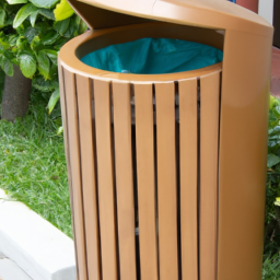 outdoor wooden bin