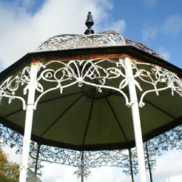 victorian cast iron gazebo