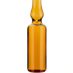 amber glass ampoule