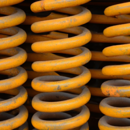 Coil springs for mining equipment