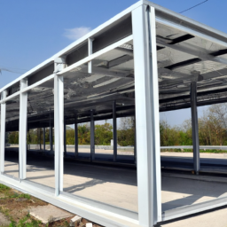 Toll station prefab space frames