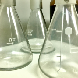 erlenmeyer flasks used in laboratory