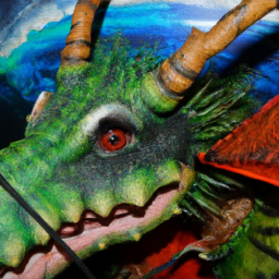 Dragon animatronic puppet