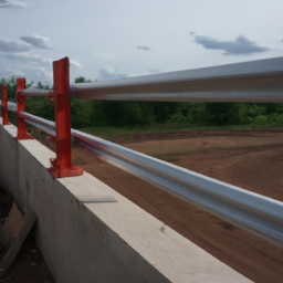 W Beam Guardrail Installation