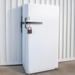 Outdoor Upright Refrigerator with Safety Lock