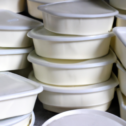 empty butter tubs