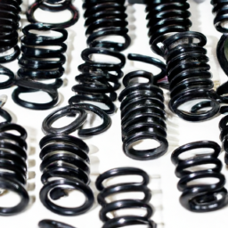 Coil springs for wheelchair suspensions