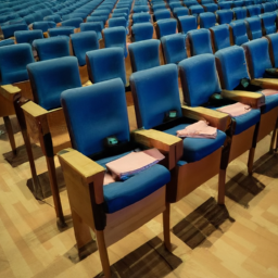 auditorium chair with folding table