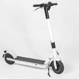 white electric scooter