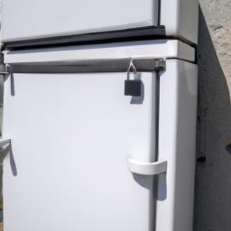 Outdoor Upright Refrigerator with Safety Lock