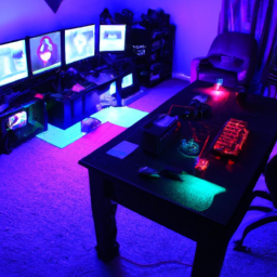 gaming room ambient lighting