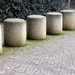 stone bollards