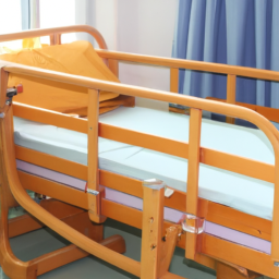 wooden nursing bed