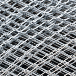 Metal wire mesh with easy installation