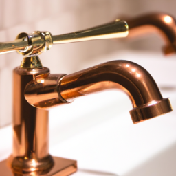 copper bathroom faucets