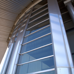 Aluminium curtain walls applications