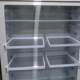 what type of glass is used for refrigerator shelves