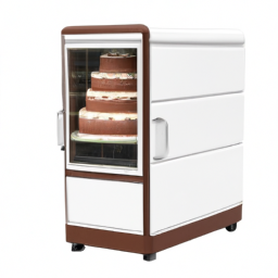 Commercial Bakery Portable Cake Refrigerator Showcase