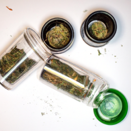 glass jars for cannabis