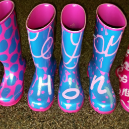 personalized rain boots