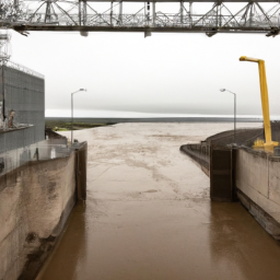 Flood Water Diversions Hydraulic Elevator Dam