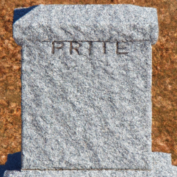 white granite headstone prices