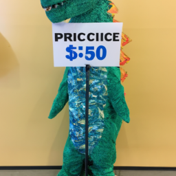 dinosaur costume price