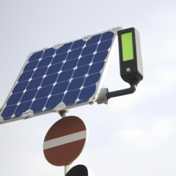 solar-powered mobile traffic signal