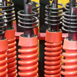 Electromagnetic shock absorbers for agricultural machinery