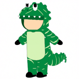 Customizable dinosaur costume