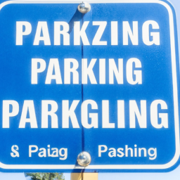 parking guidance sign-pgs