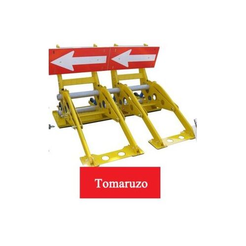 Tomaruzo-Highway Blocker For Road Construction movable warning rails Vehicle Stop Aluminum traffic