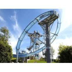 AQUA LOOP FIBERGLASS WATER SLIDE