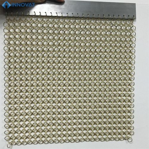 metal mesh drapery