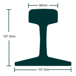 60LBS RAIL 60LB/YD RAIL ASCE 60